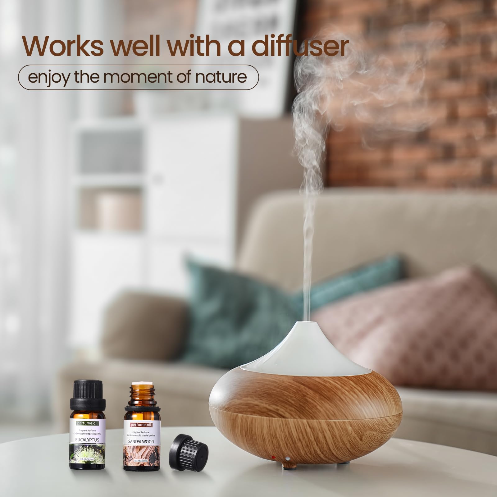 Amazon.com: Nuanchu 90 Essential Oils Set for Diffusers